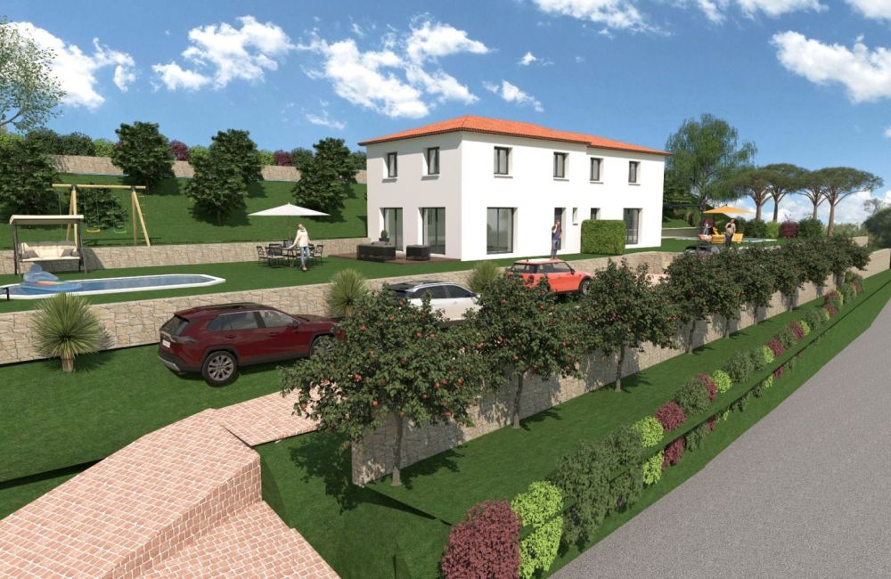 Vente terrain + maison GRASSE Alpes-Maritimes