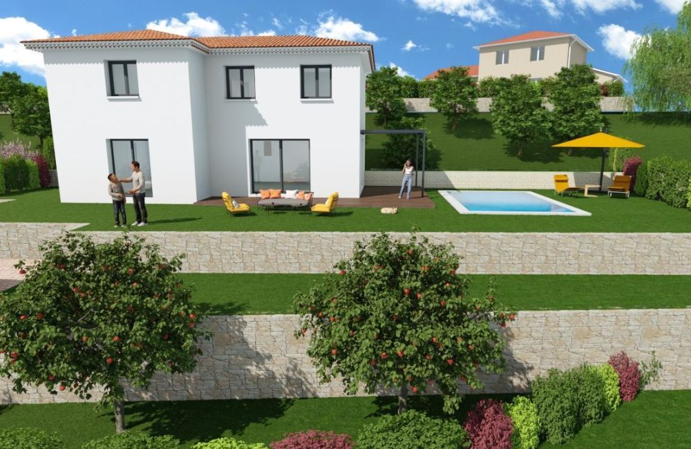 Vente terrain + maison GRASSE Alpes-Maritimes