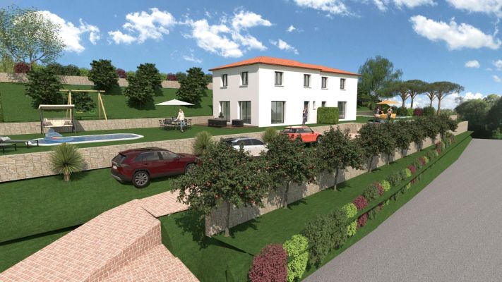 Vente terrain + maison GRASSE Alpes-Maritimes