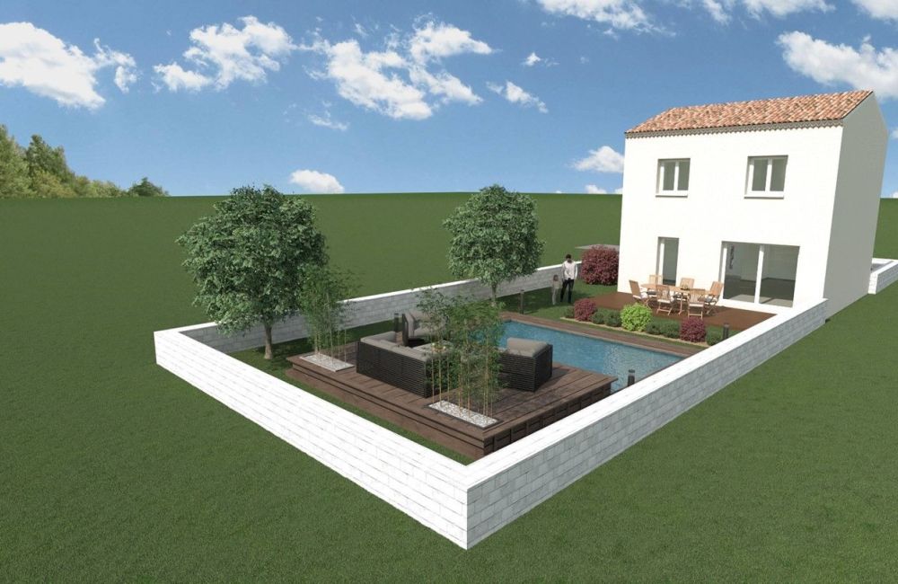 Vente terrain + maison PLAN-D'AUPS-SAINTE-BAUME Var