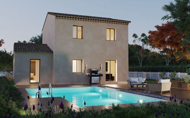 Vente terrain + maison PLAN-D'AUPS-SAINTE-BAUME Var