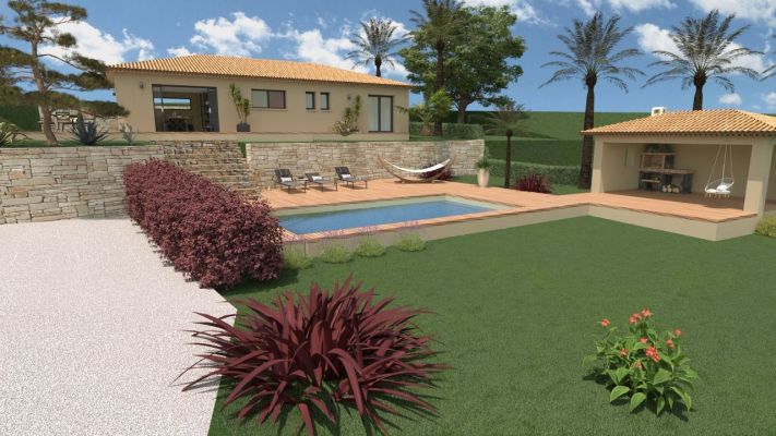 Vente terrain + maison DRAGUIGNAN Var