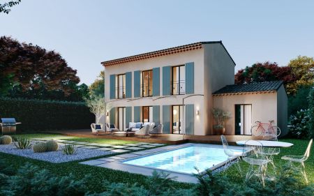 Vente terrain + maison AUBAGNE Bouches-du-Rhône