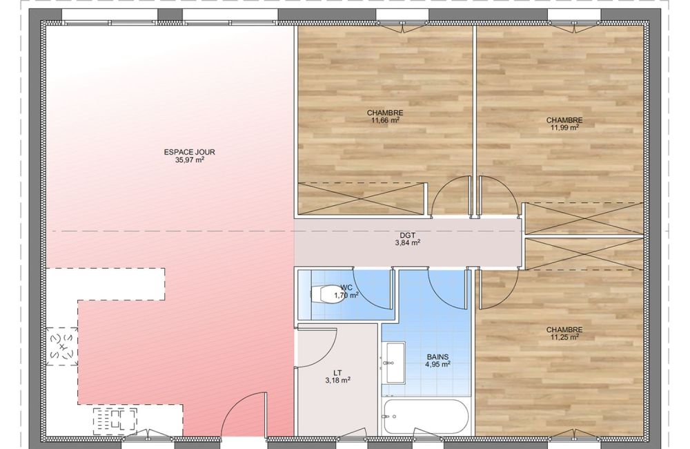 Vente terrain + maison PLAN-DE-CUQUES Bouches-du-Rhône