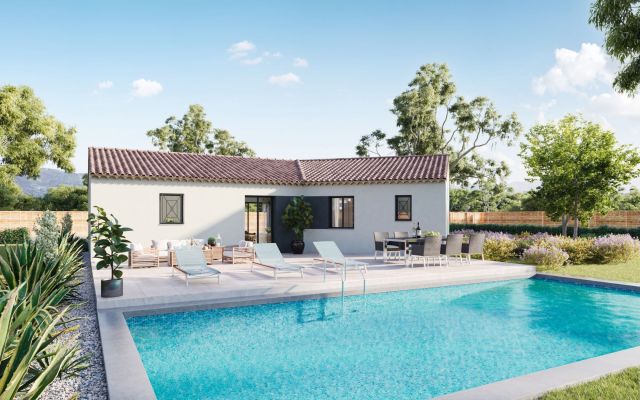 Vente terrain + maison LA BASTIDE-DES-JOURDANS Vaucluse