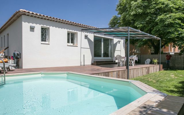 Vente terrain + maison SORGUES Vaucluse