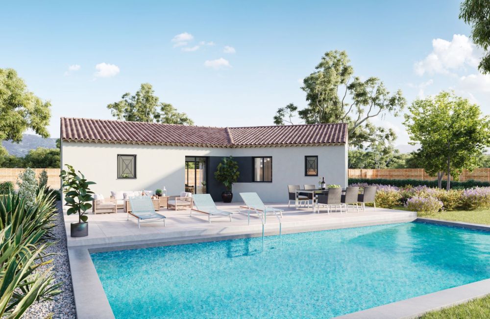 Vente terrain + maison LA BASTIDE-DES-JOURDANS Vaucluse