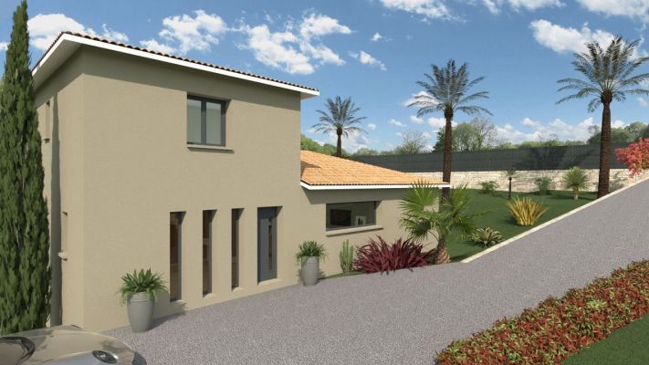 Vente terrain + maison FLAYOSC Var