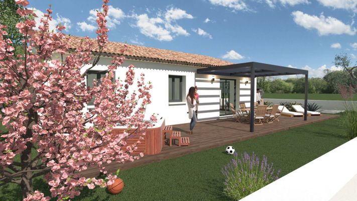 Vente terrain + maison MARIGNANE Bouches-du-Rhône