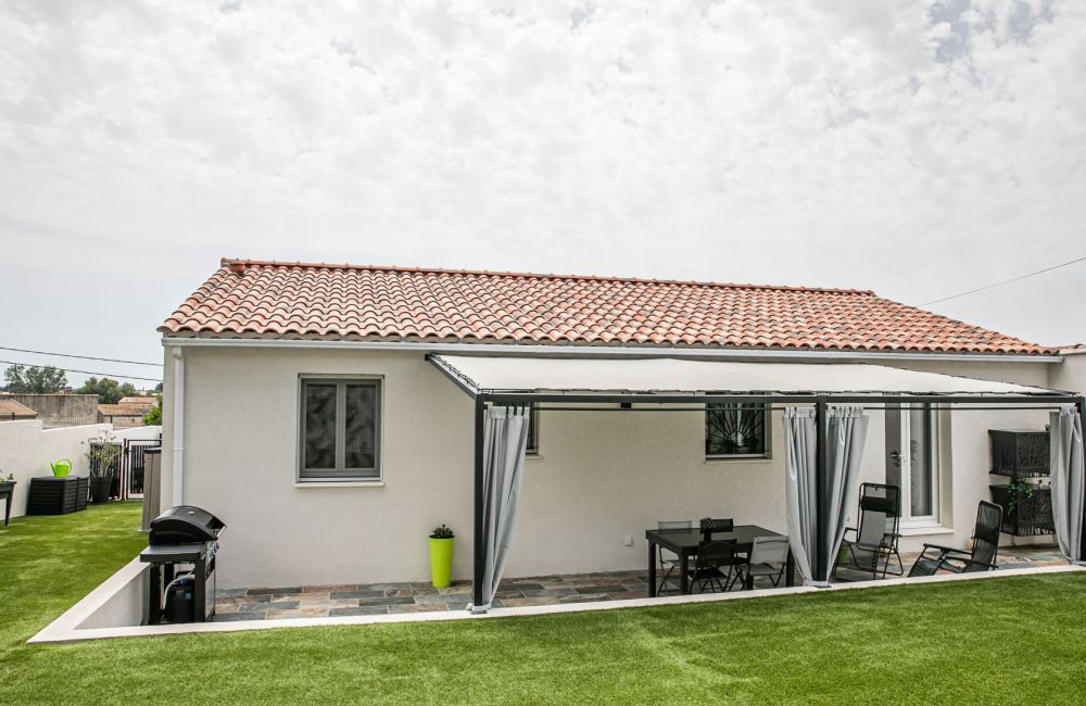 Vente terrain + maison SORGUES Vaucluse